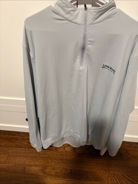 Little River Light Grey Quarter-Zip Pullover XXL